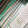 thumbnail image 5 of Btomtd Snowflake Christmas Curtains for Winter Season, Themed Art Curtains for Bedroom and Living Room Window, Festive Winter Blackout Curtains for Home Decor - 59.05"x62.99", Green, 5 of 6