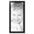 thumbnail image 2 of ArtToFrames 15" x 34" Honors Black with Silver Picture Frame, 15x34 inch Black Wood Poster Frame (WOM-5157),  Pack, 2 of 7