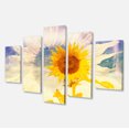 thumbnail image 2 of Double Exposition Tournesols Jaunes - Impression sur Toile Florale, 2 of 3