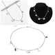 thumbnail image 1 of Collares para mujer collar de aleación simple collar de cadena fina y ligera longitud ajustable gargantilla circular delicada joyería para mujeres novias regalos de ANGGREK  Otros, 1 of 8