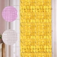 thumbnail image 3 of Washranp Tinsel Curtain Party Backdrop,Solid Color Glitter Foil Fringe Square Shape Backdrops Celebration Party Decorations, 3 of 7