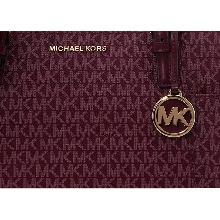 Michael Kors Jet Set Dark Berry Leather Zip Chain Crossbody Bag - $76 -  From Beadsatbp