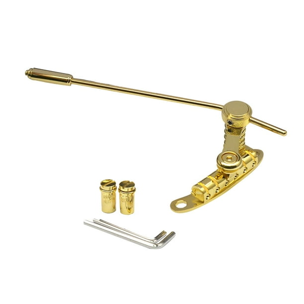 Puente de trémolo para guitarra LP, piezas del puente de guitarra SG, cordal y puente vibrato Oro