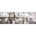 thumbnail image 3 of Abstract paint spotted bridge - 16"x48" canvas - Print on demand, 3 of 5
