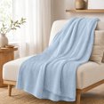 thumbnail image 3 of Cotton Waffle Weave Throw Blanket, Soft Lightweight Breathable Cozy Washed, Luxury Layer Blanket for Couch Bed Sofa, Farmhouse Home Decor for Adult All-Season, 3 of 3