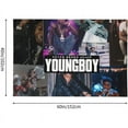 thumbnail image 6 of Youngboy Music Never Rapper Broke Again Tapestry Background Cloth Wall Hanging Curtain Wall Decor Bath, 6 of 11