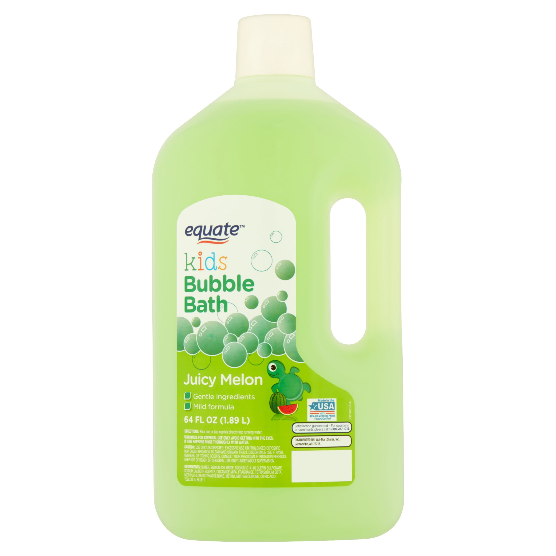 Equate Kids Juicy Melon Bubble Bath, 64 fl oz