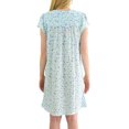 thumbnail image 4 of EZI Women's Cap Sleeve Floral Nightgown, 4 of 5