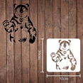 thumbnail image 2 of Bear Stencils Wall Decoration Template 11.8x11.8 inch Plastic Bear Drawing Painting Stencils Templates Square Reusable Stencils for Painting on Walls Furniture Crafts DIY, 2 of 9