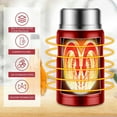 thumbnail image 3 of 500/750ml Stainless Steel Food Container Food Thermal Jar With Spoon Insulated Soup Cup Lunch Box Food Thermos Bottle Stew Pot, 3 of 10