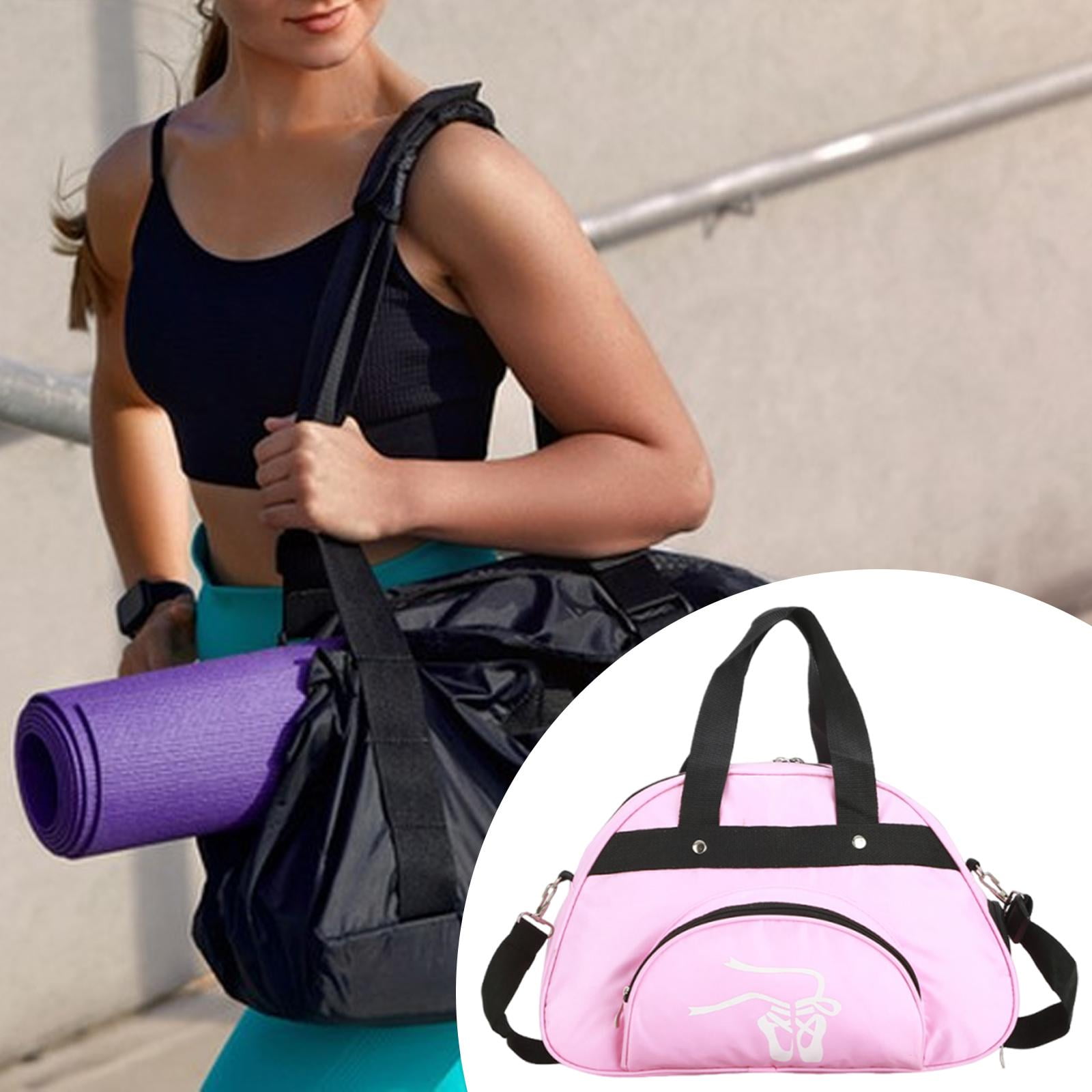 Dance Bag Sports Duffel Shoe Organizer Nylon Material Large Capacity for Girls Women Ballet Dancers