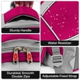 thumbnail image 5 of 25L Unisex Backpack Lightweight Multi-Pocket Daypack for School,Work,Hiking,Travel, Rose Carmine - B930, 5 of 8