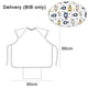 thumbnail image 2 of Baby Weaning Bibs anti-dirty Highchair Waterproof Sleeved Bib Set Stain Odor Resistance Play Smock Apron-shape1, 2 of 4