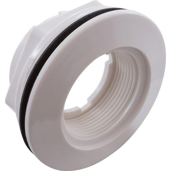 Waterway 400-9150B White 1.5" FPT x Slip Pool & Spa Wall Fitting