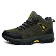 thumbnail image 3 of Mens Winter Hiking Shoes Breathable Non-Slip Sneakers Outdoor Warm Fur Lining Walking Shoes, 3 of 6