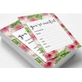 thumbnail image 3 of Inkdotpot Pack Of 30, You're Invited Invitations With Envelopes, Floral Invites for Your Wedding, Bridal Shower, Baby Shower, Birthday Invites Fill-In Style 5 X 7 Inches, 3 of 7