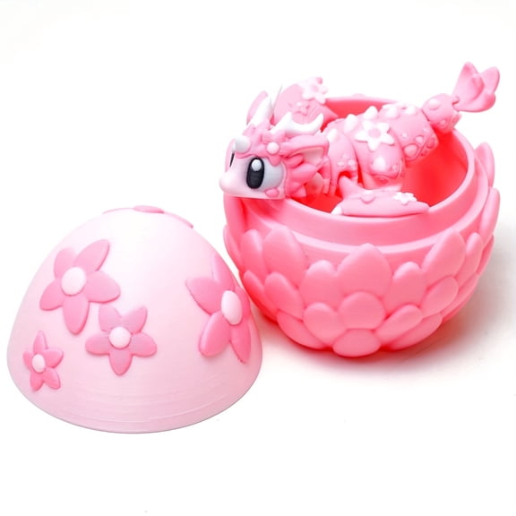 3D Printed dragon egg,Articulated Models,Flexible Joint Animal Figurines, 3D Printing Stuff Cheap,Stress Relief, Fidget restlessness, ADHD Toys, Surprise Fantasy Gifts