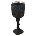 thumbnail image 5 of Atlantic Collectibles Celtic Dual Dragon Heart Vial Of Blood 7"H Wine Goblet Cup Chalice, 5 of 6