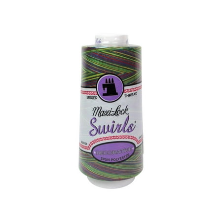 UPC: 0036771709880 | A&E Maxi Lock Swirls Thread 3000yd Rainbow Swirl
