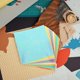 thumbnail image 2 of 20 hojas de papel brillante para origami, ideal para manualidades infantiles. Papel cuadrado nacarado para plegar grullas. Papel con purpurina para proyectos hechos a mano y scrapbooking., 2 of 8