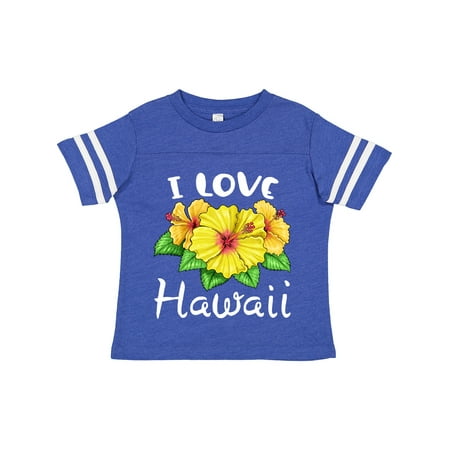 

Inktastic I Love Hawaii Hibiscus Flowers Boys or Girls Toddler T-Shirt