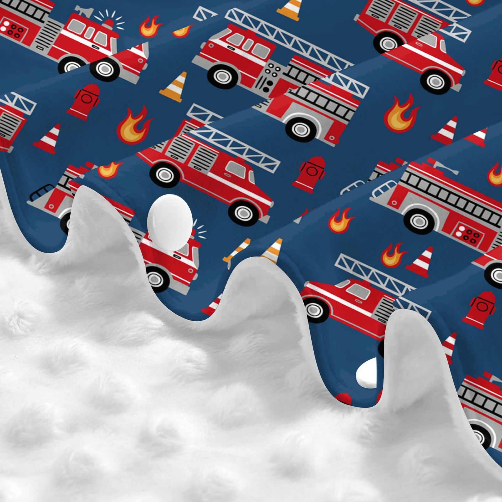 Car Seat Cover Baby - Fire Truck 1 Breathable Infant Car Seat Cover for Baby Carseat, Lightweight Comfort Baby Essentials Must Haves Newborn Stuff for Girl Boy