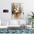 thumbnail image 2 of Personnes avec Parapluies Marchant dans la Rue - Toile 36"x48 Pouces - Impression à la Demande, 2 of 5