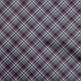thumbnail image 1 of oneOone Rayon Plum Fabric Plaid Sewing Craft Projects Fabric Prints By Yard 56 Inch Wide, 1 of 4