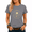 Grey, variant on GIFFIMY Women's Bohemian Celestial Graphic V-Neck Short Sleeve T-Shirt Purple Standard Fit Everyday Top