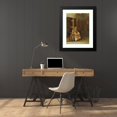 thumbnail image 4 of Theodoros Ralli 19x24 Black Modern Framed Museum Art Print Titled - Young Girl in a Greek Church, 4 of 5