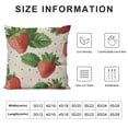 thumbnail image 5 of Chilfamy  Strawberry Throw Pillow Covers, Kawaii Strawberry Cushion Case for Home Living Room Decor, Cute Pink Decorative Throw Cushion Case, White, 5 of 5