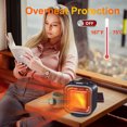 thumbnail image 2 of Leutsin Portable Mini Electric Heaters Space Air Warmer Fan Blower Radiator Heating For Winter, 2 of 9