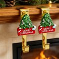 thumbnail image 4 of MTBLYS Ganchos para calcetines navideños para repisa de chimenea|Percha de metal resistente para colgar calcetines|coronas pequeñas|adornos|bastones de caramelo|mini guirnaldas|bolsas de regalo, 4 of 6
