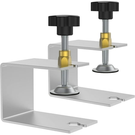 

2 Pcs Drawer Front Instation Clamps Stainless Steel Drawer Fixing Clips Adjustable Stable Furniture Woodworking Jig for Carpenter Cabinets Desks Frame Insting (2 Pcs) 2 Pcs