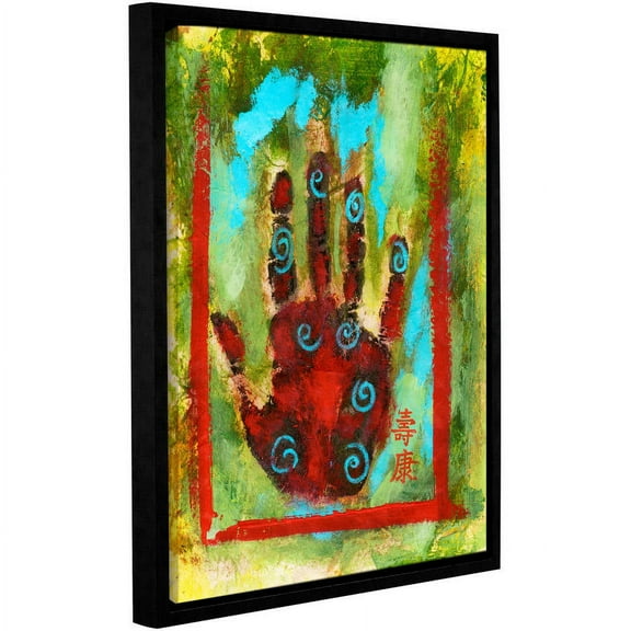 ArtWall Elena Ray "Buddhist Palm" Gallery-wrapped Floater-framed Canvas
