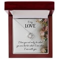 thumbnail image 4 of To My Love I Love You Not Only Infinity Knot Necklace Message Card, 4 of 7