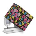 thumbnail image 2 of HELLHERO Colorful Flower Pattern Sewing Machine Protector Polyester Material Carrying Handle with Pockets for Extra Accessories Home Uses, 2 of 8