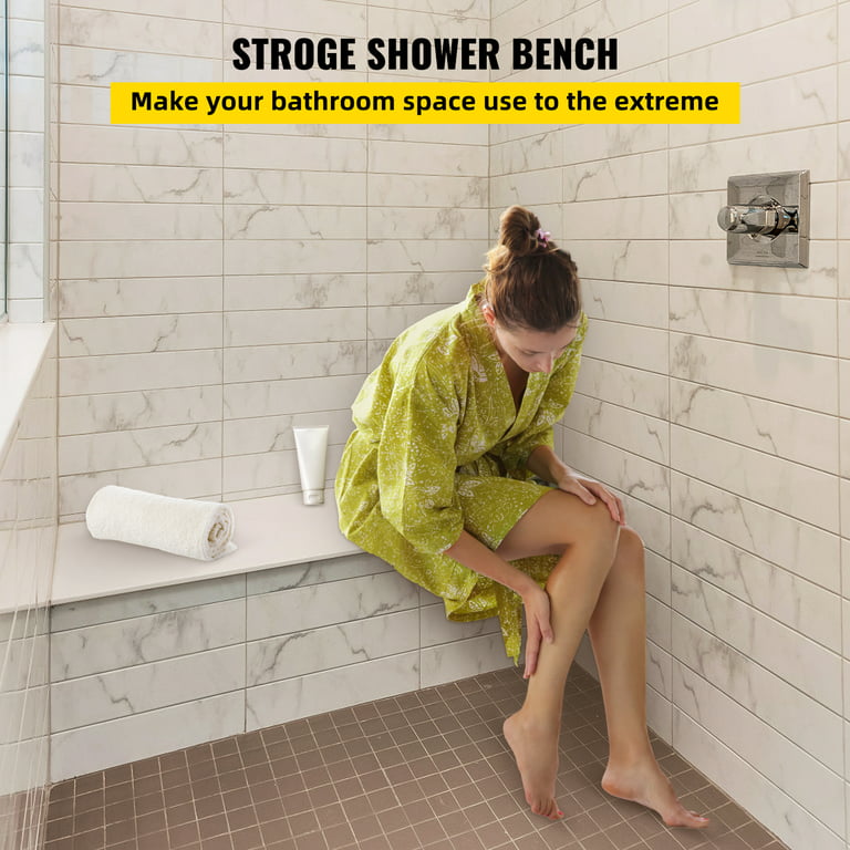 Floating Shower Bench Installed Correctly? - Ceramic Tile Advice