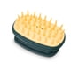 thumbnail image 3 of Matsuzay Masajeador para el cuero cabelludo, convenientes masajeadores para el cabello, depuradores de cabello, cepillos de limpieza corporal, Juegos de accesorios de baño Verde negro Matsuzay HA059514-04, 3 of 6