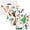 Christmas Pals, variant on Current Snowflake Vinyl Clings- Set of 32 Reusable Christmas Holiday Clings for Windows and Doors