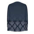 thumbnail image 4 of COM1950s T-Shirt à Manches Longues pour Femmes Grande Taille avec Imprimé Intégral, Confort Décontracté, Col Rond Extensible pour Détente, Coupe Décontractée, Tee-Shirt Doux, 4 of 6