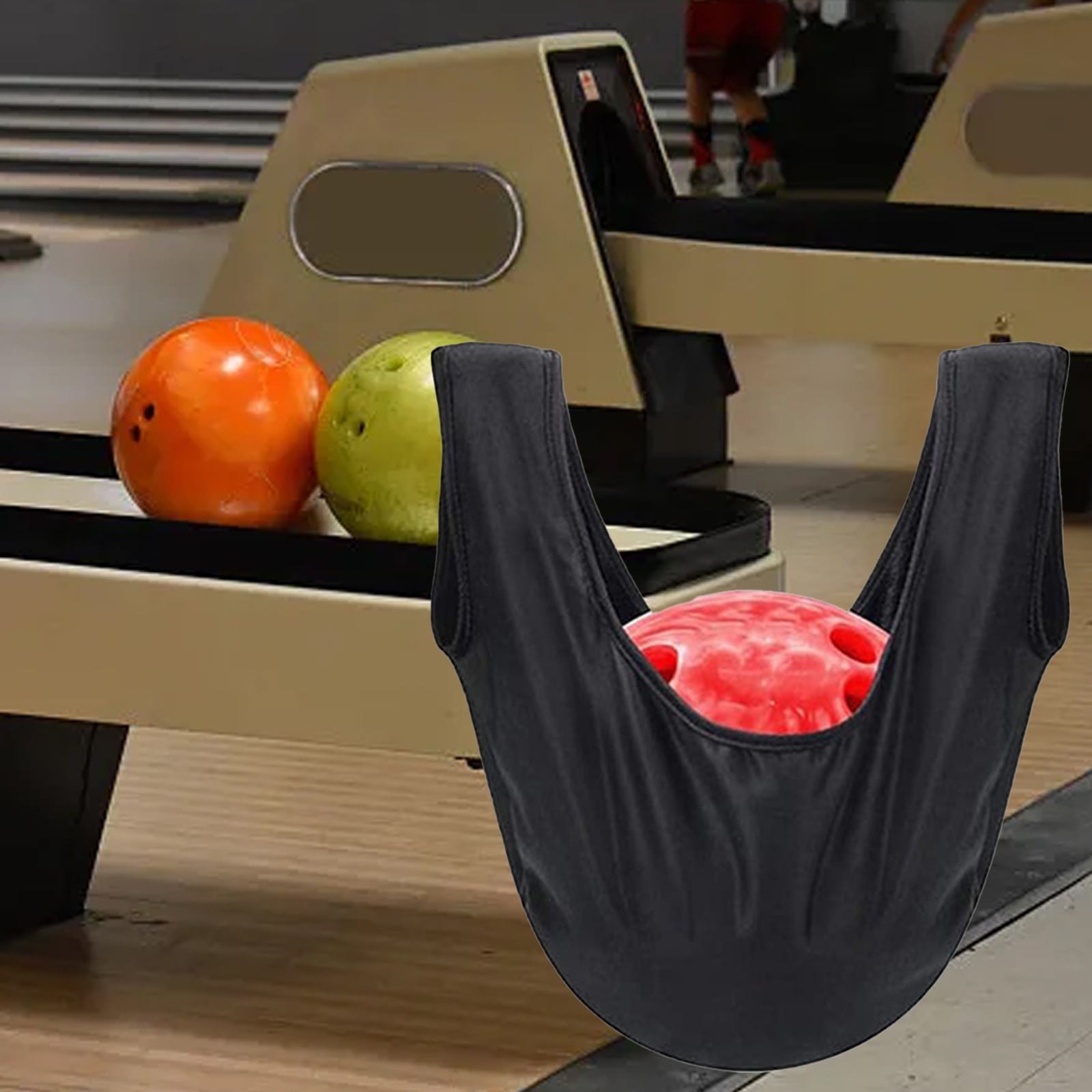 53x22cm Bowling Ball Cleaning Bag Soft Cloth Towel Cleaner