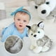 thumbnail image 2 of Peluche Realista Realista Anim Dog Dog Juguete hecho a mano Figura de juguete, 2 of 8