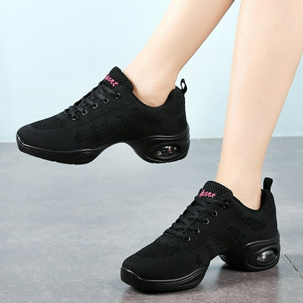 DIPLIP Zapatos De Baile Modernos Para Mujer, Calzado De Jazz De Fondo