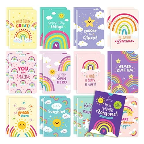 Decorablemente mini portátiles para favores de fiesta para niños, suministros de fiesta en el arco iris, mini blocas