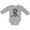 AC-Heather Grey, variant on Inktastic Letter K Monogram Tribal Arrow Girls Long Sleeve Baby Bodysuit