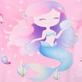 thumbnail image 2 of ATAIKU Pajamas for Little Girls Short Sleeve Summer Pjs Kids Toddler Sleepwear 2 Pieces Lounge Set - Mermaid 6 Years, 2 of 8