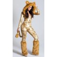 thumbnail image 4 of Disfraces de Halloween 2024 S-XL Disfraz de Halloween de una pieza disfraz de zorro cosplay femenino adulto disfraz de animal peludo dorado, 4 of 4