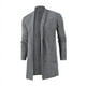 thumbnail image 5 of Gabardina entallada de estilo medio largo para hombre de otoño, suéter para hombre, chaqueta tipo cárdigan de talla grande, 5 of 5