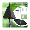 thumbnail image 1 of Anti-Rust Squirrel Baffle Foldable Hanging Squirrel Flapper Wrap Around Squirrel Proof Baffles Outdoor Garden Decor, 1 of 7